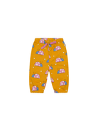 Pantaloni sportivi per neonata Stella McCartney Kids arancione con stampa coccinelle all - over - Rubino Kids
