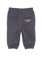 Pantaloni sportivi per neonato Givenchy Kids grigi con logo sul retro - Rubino Kids