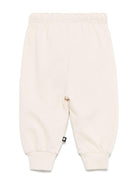 Pantaloni sportivi per neonato Molo Simeon beige con motivo smiley - Rubino Kids