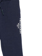 Pantaloni sportivi per neonato Trussardi Junior blu con vita con coulisse elasticizzata - Rubino Kids