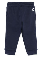 Pantaloni sportivi per neonato Trussardi Junior blu con vita con coulisse elasticizzata - Rubino Kids