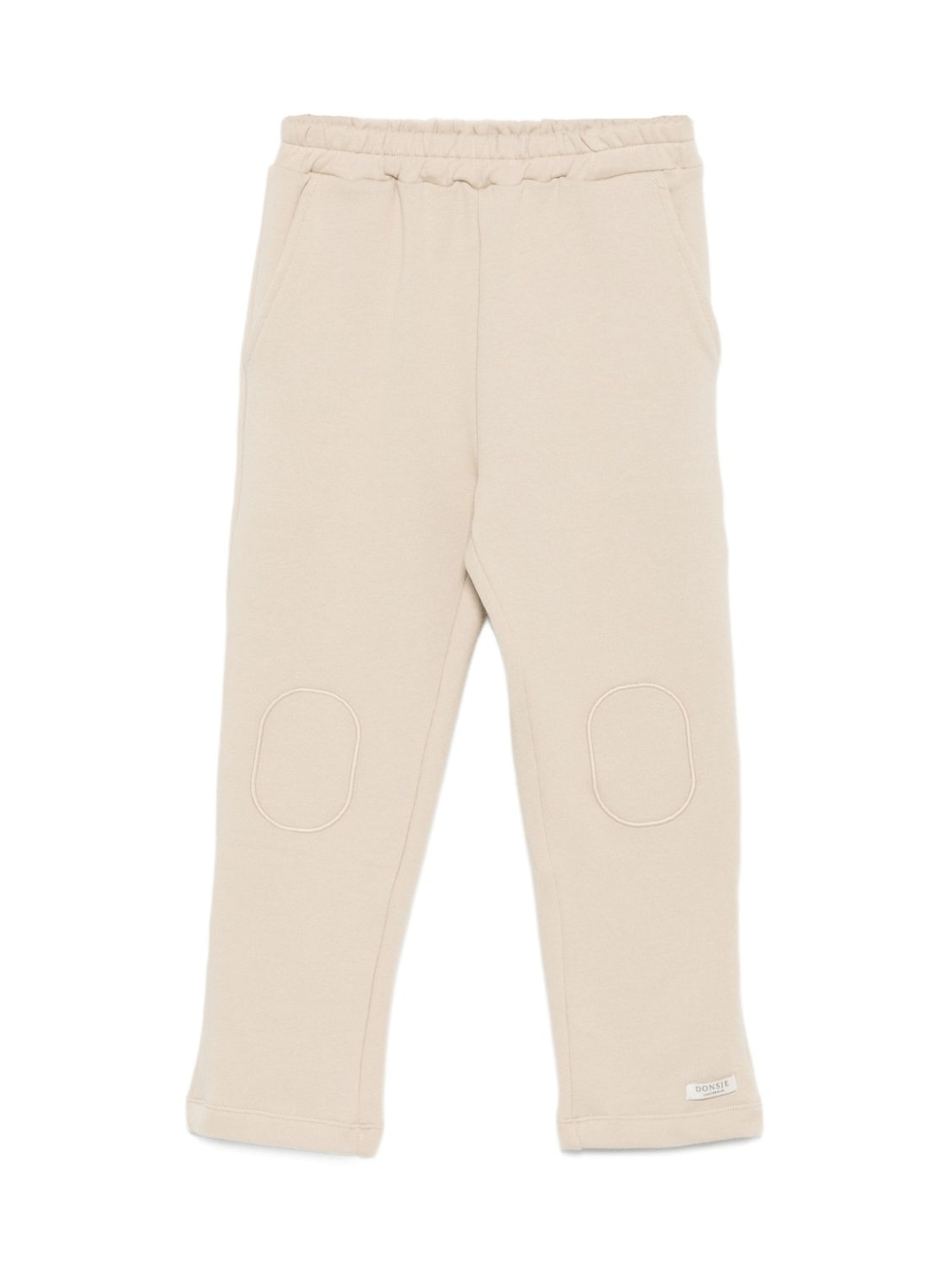 Pantaloni Trijn per bambino DONSJE beige con applicazioni sulle ginocchia - Rubino Kids