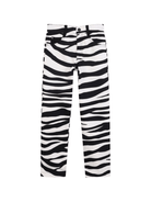 Pantaloni zebrati per bambina Marc Jacobs Kids animalier con stampa zebrata all - over - Rubino Kids