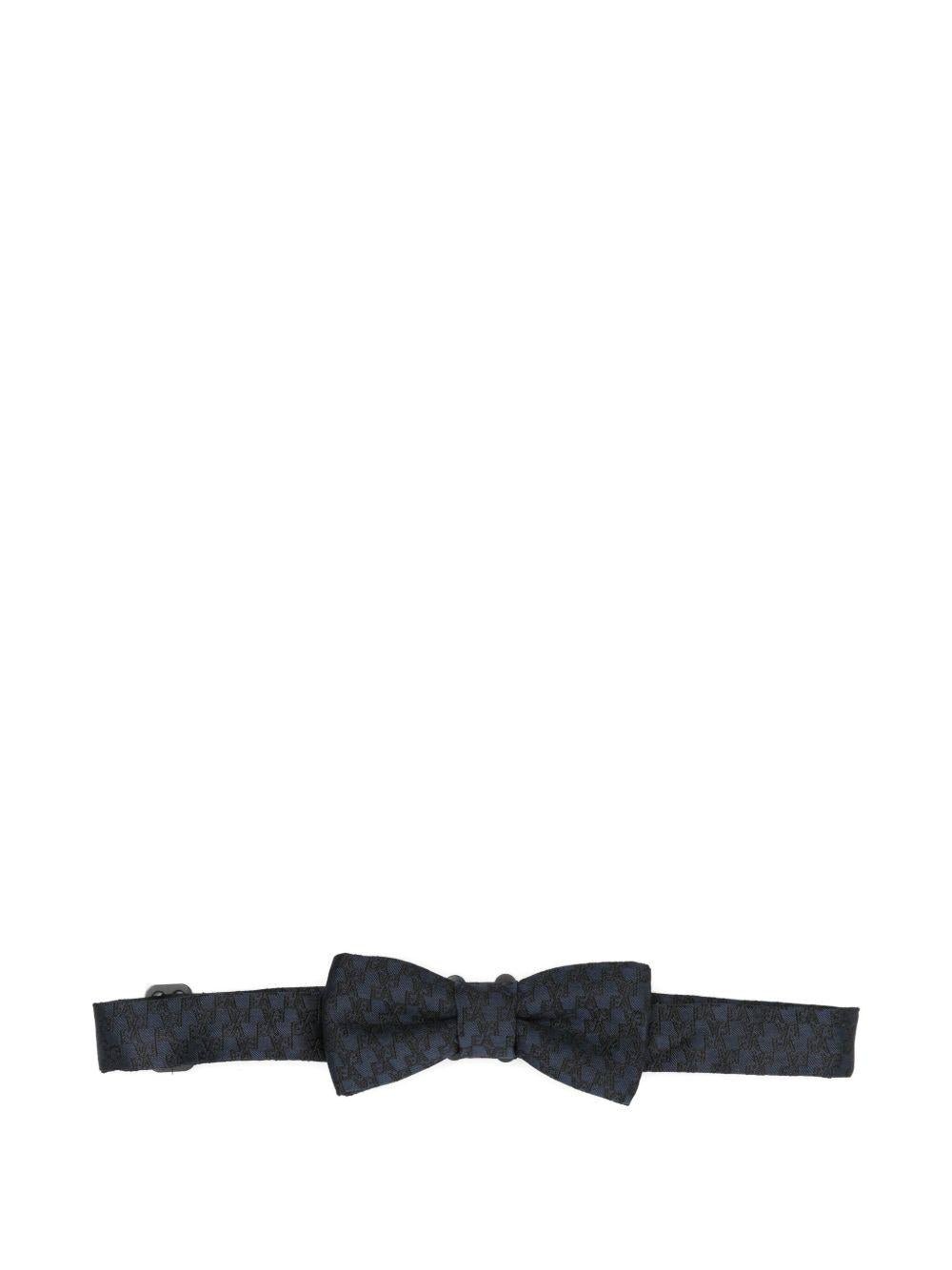 Papillon per bambino Emporio Armani Kids blu con motivo aquila - Rubino Kids