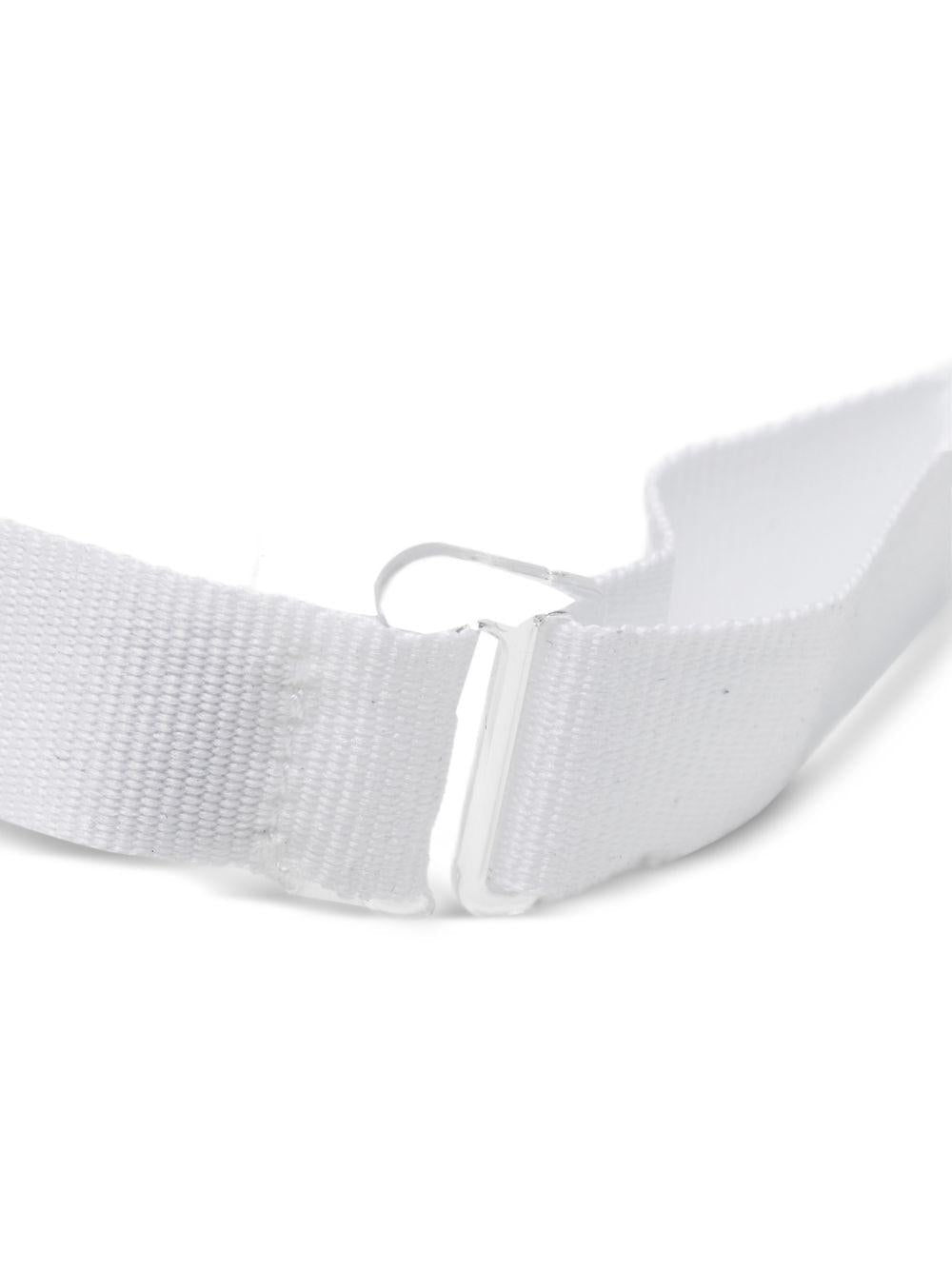 Papillon per bambino Paolo Pecora Kids bianco a tinta unita - Rubino Kids