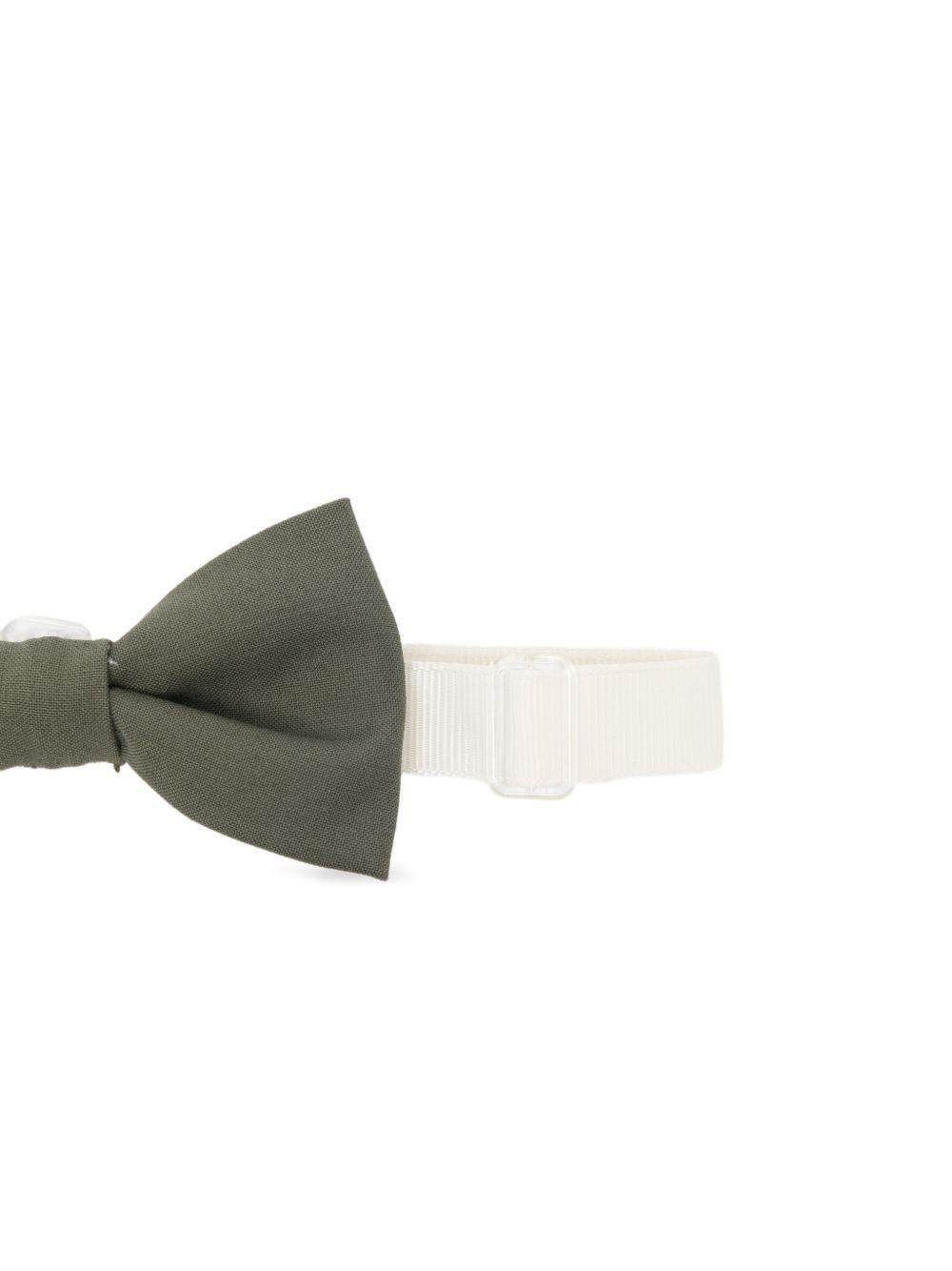 Papillon per bambino Paolo Pecora Kids verde a contrasto - Rubino Kids