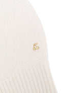 Passamontagna per neonata Bonpoint bianco con ricamo - Rubino Kids