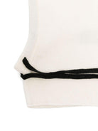 Passamontagna per neonato Album di Famiglia Kids bianco con finiture a contrasto - Rubino Kids