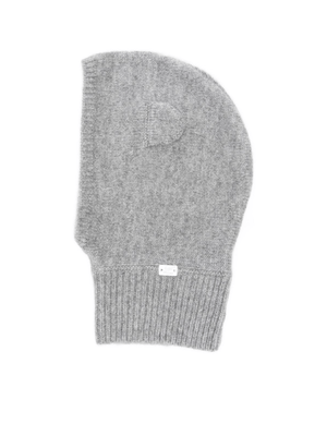 Tartine Et Chocolat gray baby balaclava with animal ears applique
