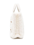 Phone Bag per bambina MC2 Saint Barth Kids bianca con dettaglio teddy - Rubino Kids