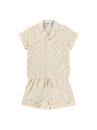 Pigiama Lexi per bambina Molo beige con motivo cuori - Rubino Kids