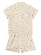 Pigiama Lexi per bambina Molo beige con motivo cuori - Rubino Kids