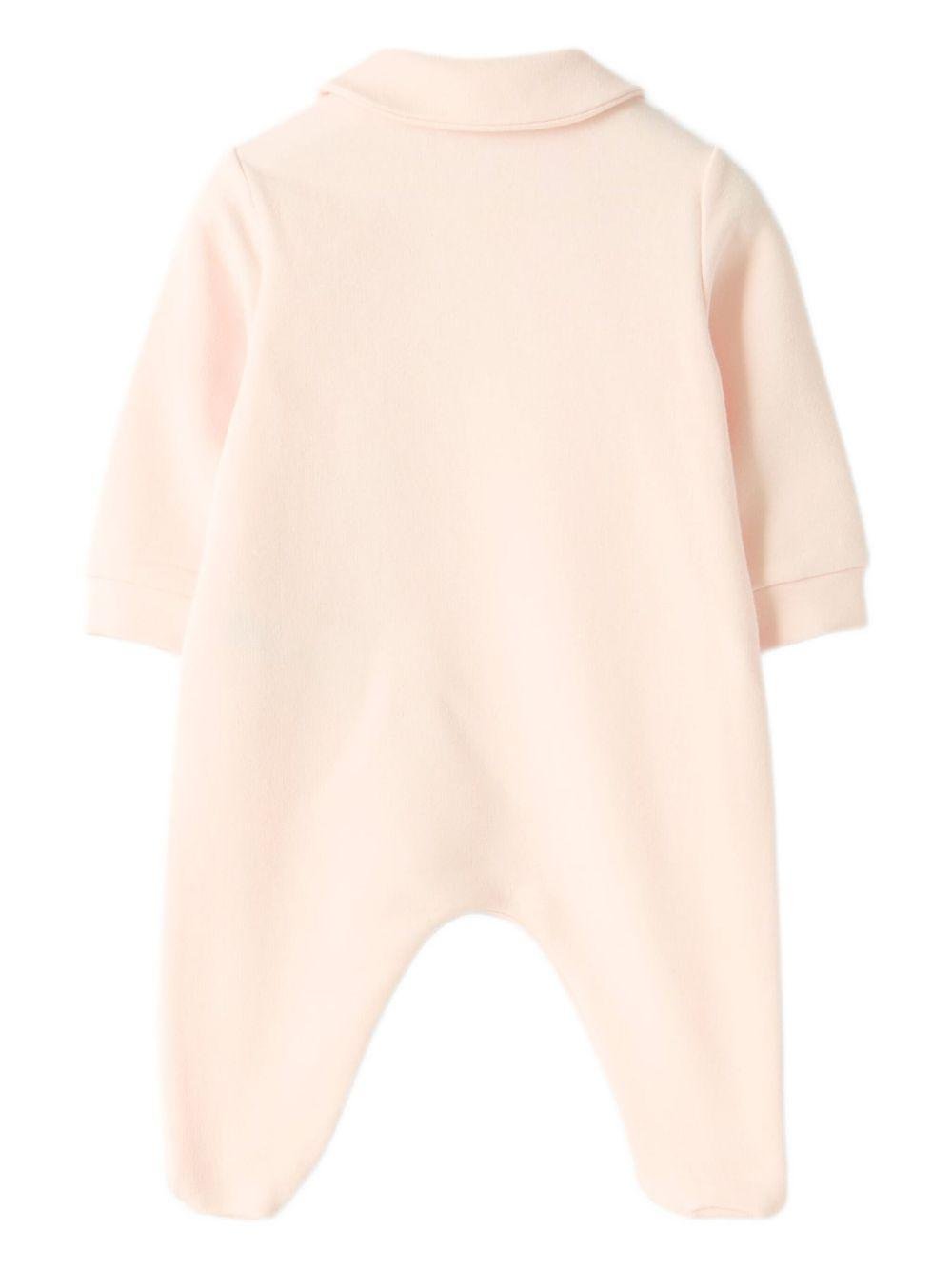 Pigiama per neonata Il Gufo rosa con colletto - Rubino Kids