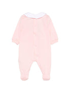 Pigiama per neonata Moschino Kids rosa con stampa grafica Teddy Bear - Rubino Kids