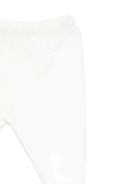 Pigiama per neonati Il Gufo bianco con ricamo animali sul davanti - Rubino Kids