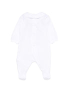 Pigiama per neonati Moschino Kids bianco con stampa grafica Teddy Bear - Rubino Kids