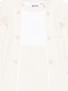 Pigiama per neonato Boss Kidswear beige con chiusura con bottoni - Rubino Kids