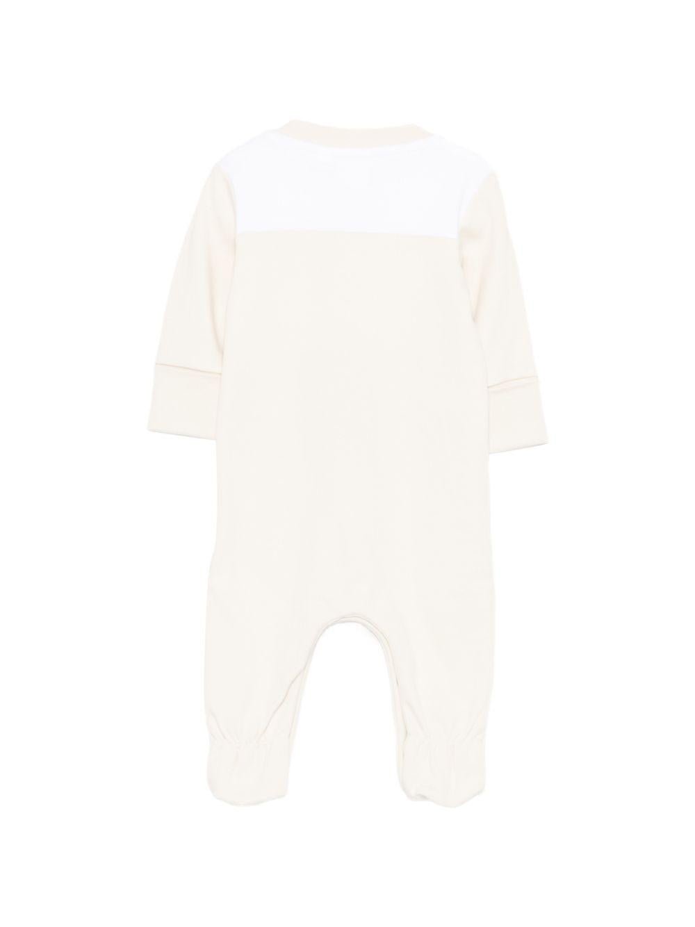 Pigiama per neonato Boss Kidswear beige con chiusura con bottoni - Rubino Kids