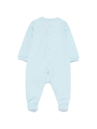 Pigiama per neonato Moschino Kids azzurro con stampa grafica Teddy bear - Rubino Kids