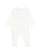 Pigiama per neonato Moschino Kids bianco con stampa Teddy - Rubino Kids