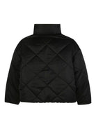Piumino per bambina Dkny Kids nero con design trapuntato - Rubino Kids