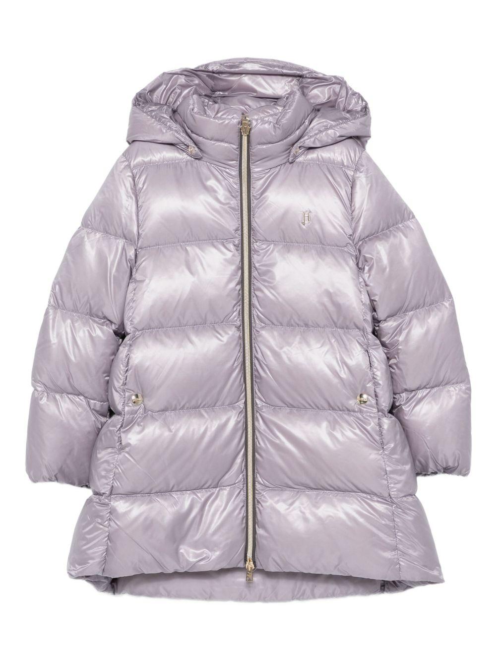 Piumino per bambina Herno Kids lilla con cappuccio - Rubino Kids