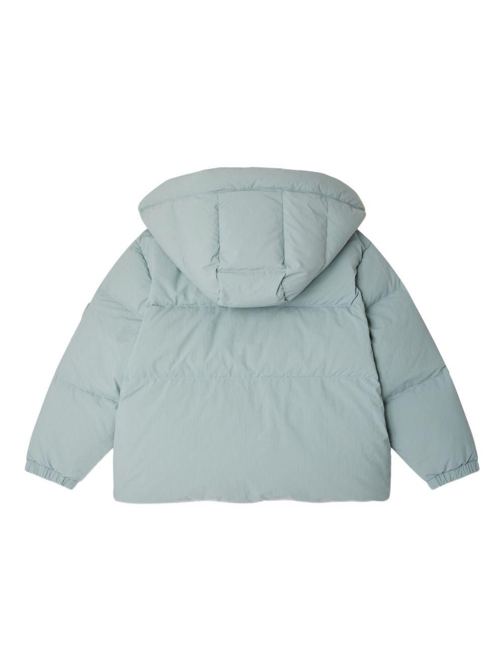 Piumino per bambino Bonpoint Jessie verde con cappuccio - Rubino Kids