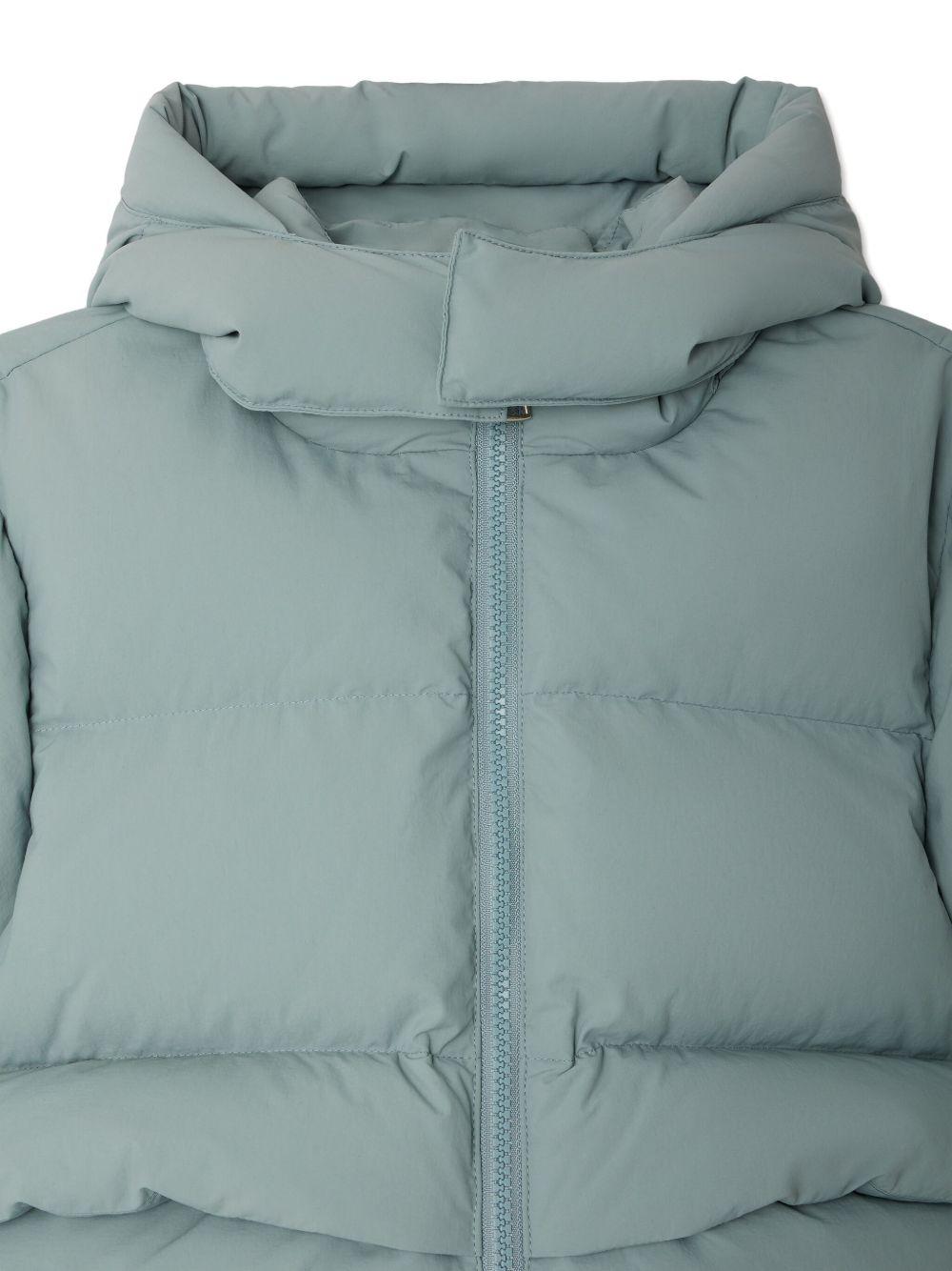 Piumino per bambino Bonpoint Jessie verde con cappuccio - Rubino Kids