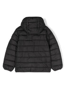 Piumino per bambino Calvin Klein Kids nero con ricamo logo sul petto - Rubino Kids