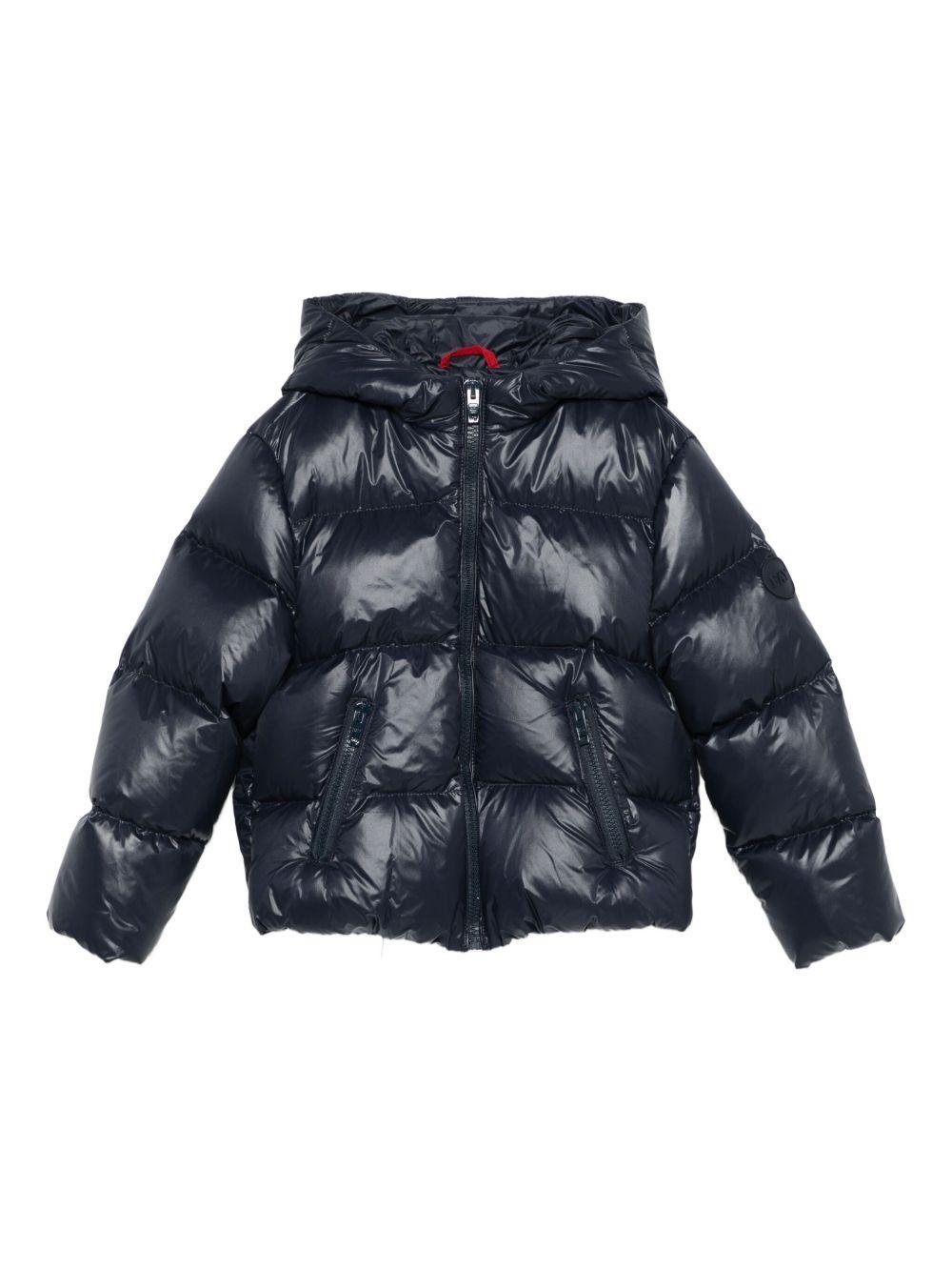 Piumino per bambino Fay Kids blu con cappuccio - Rubino Kids