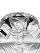 Piumino per bambino Karl Lagerfeld Kids grigio metallizzato - Rubino Kids