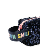 Pochette per bambina Billieblush blu con paillettes e motivo a stella - Rubino Kids