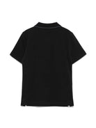 Polo con ricamo per bambino Calvin Klein Kids nero con colletto stile polo - Rubino Kids