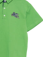 Polo per bambino Etro Kids verde con dettaglio sul petto - Rubino Kids