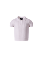 Polo per bambino Polo Ralph Lauren Kids bianca con colletto classico - Rubino Kids
