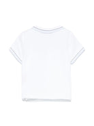 Polo per neonato Tartine Et Chocolat bianco con ricamo - Rubino Kids