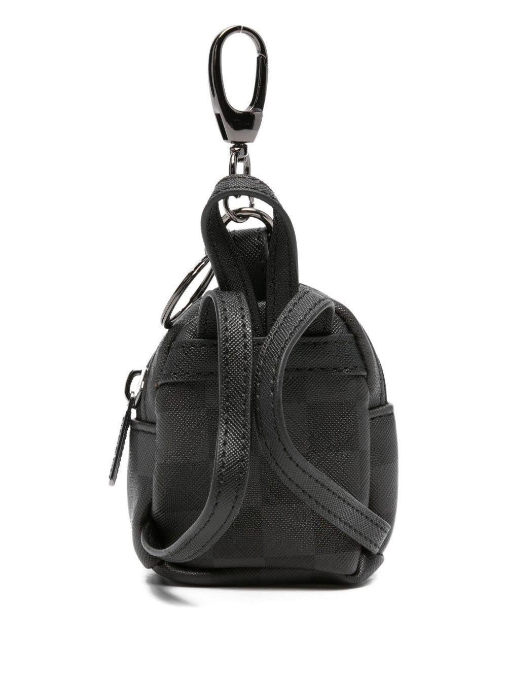 Portachiavi per bambino Sprayground Kid nero con stampa squalo - Rubino Kids