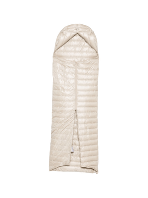Herno Kids beige quilted baby sleeping bag with buttons