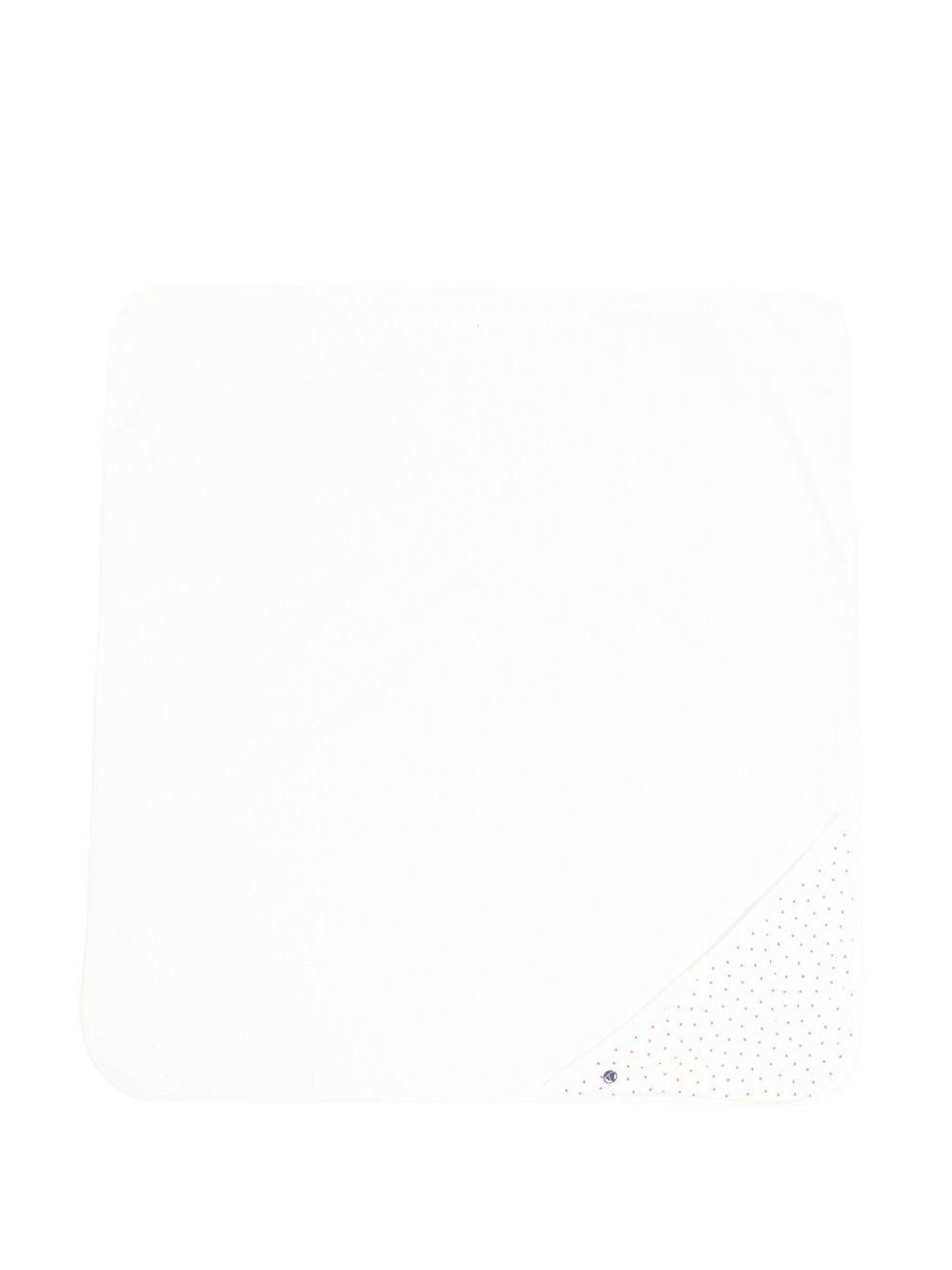 Sacco nanna per neonati Petit Bateau bianco con stampa a cuore - Rubino Kids