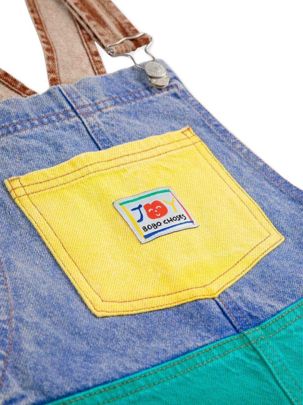 Salopette per bambino Bobo Choses multicolore con applicazione - Rubino Kids