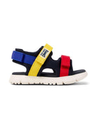 Sandali Bobo Choses Camper Kids Oruga Twins blu con design color - block - Rubino Kids