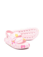 Sandali per bambina Billieblush rosa con stampa floreale all - over - Rubino Kids