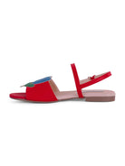 Sandali per bambina Stella McCartney Kids rossi con punta aperta - Rubino Kids