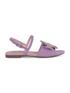 Sandali per bambina Stella McCartney Kids viola con applicazione pesci - Rubino Kids