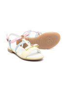 Sandali per bambina Versace Kids Medusa Head giallo con fasce modificabili - Rubino Kids