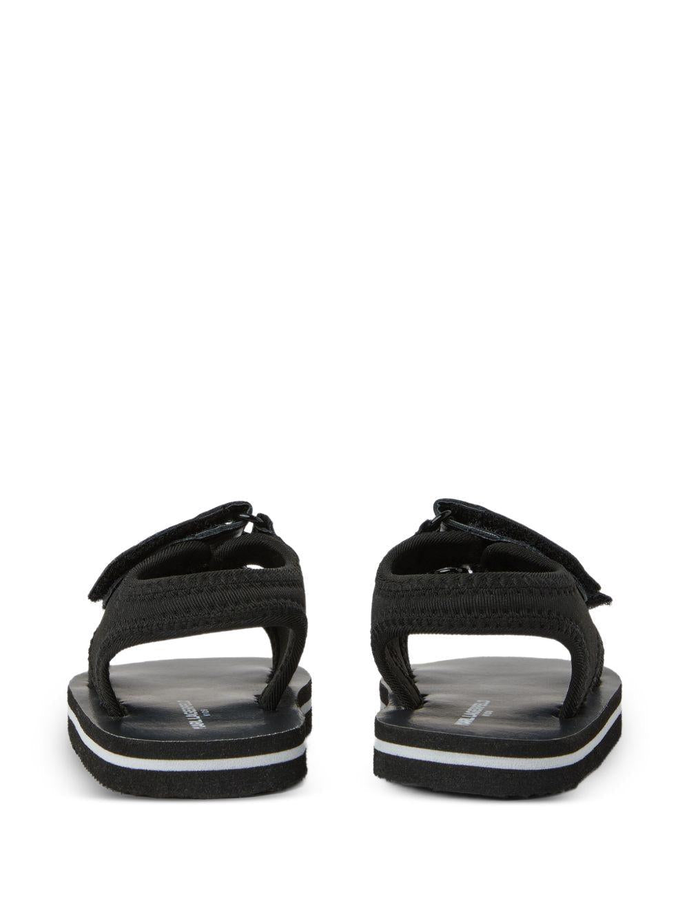 Sandali per bambini Karl Lagerfeld Kids nero con applicazione - ikon - Rubino Kids