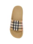 Sandali per bambino Burberry Kids beige con motivo a quadri - Rubino Kids