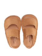 Sandali per neonato BabyWalker color cammello a punta aperta - Rubino Kids