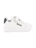 Scarpe per bambino Boss Kids bianche con strappo - Rubino Kids