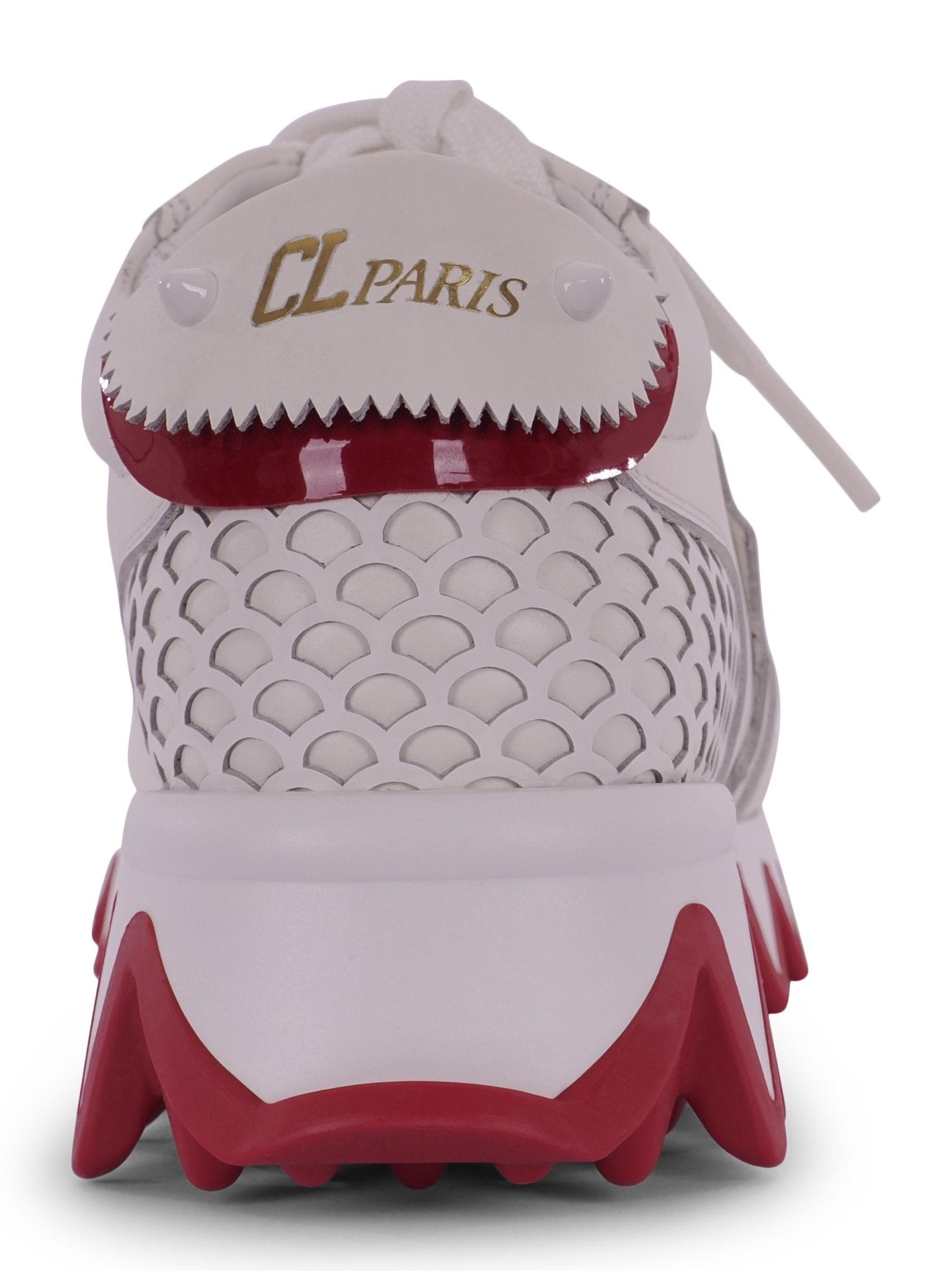 Scarpe per bambino Christian Loubutin Kids bianca con soletta rossa - Rubino Kids